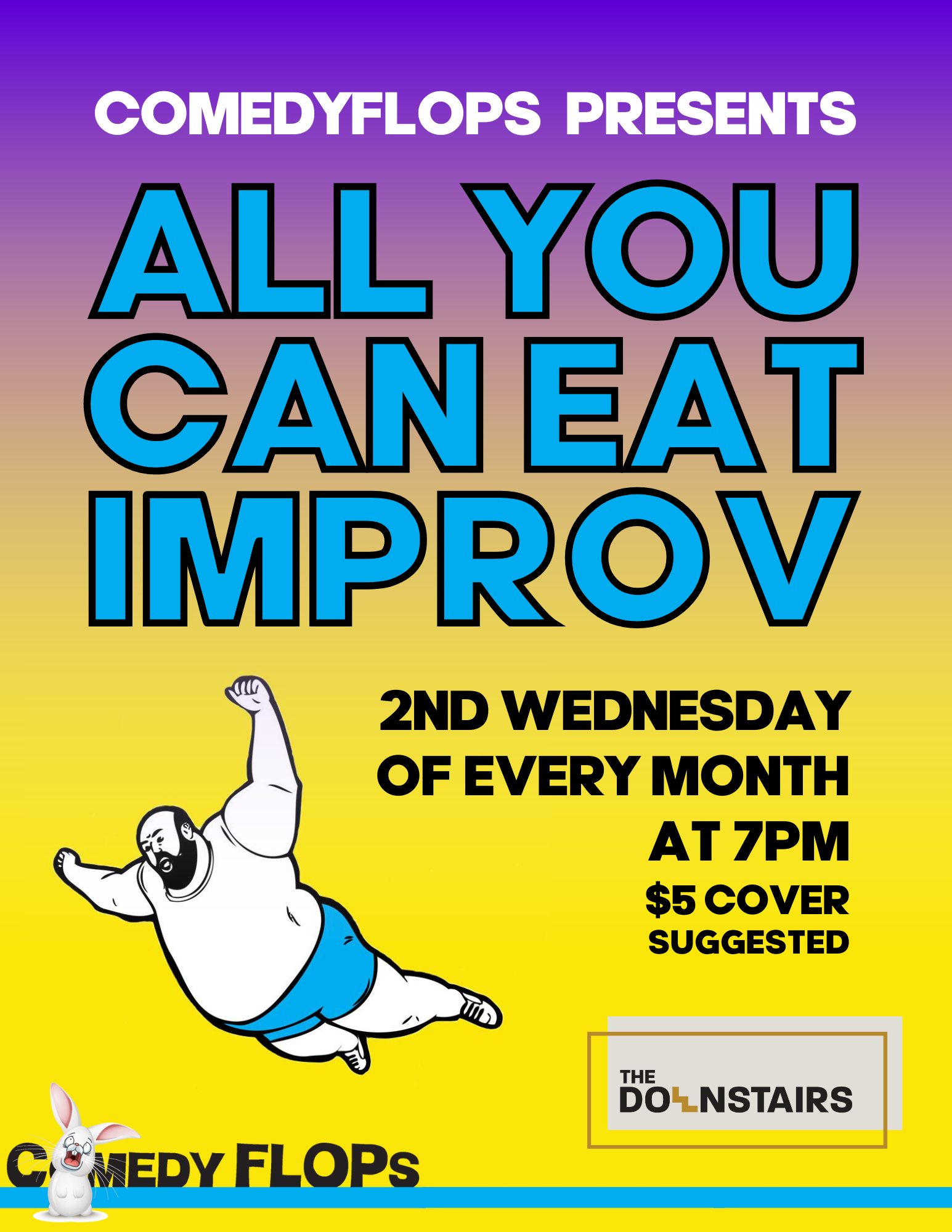 All You Can Eat Improv with Comedy FLOPS benefiting the Friends of the Ithaca Youth Bureau