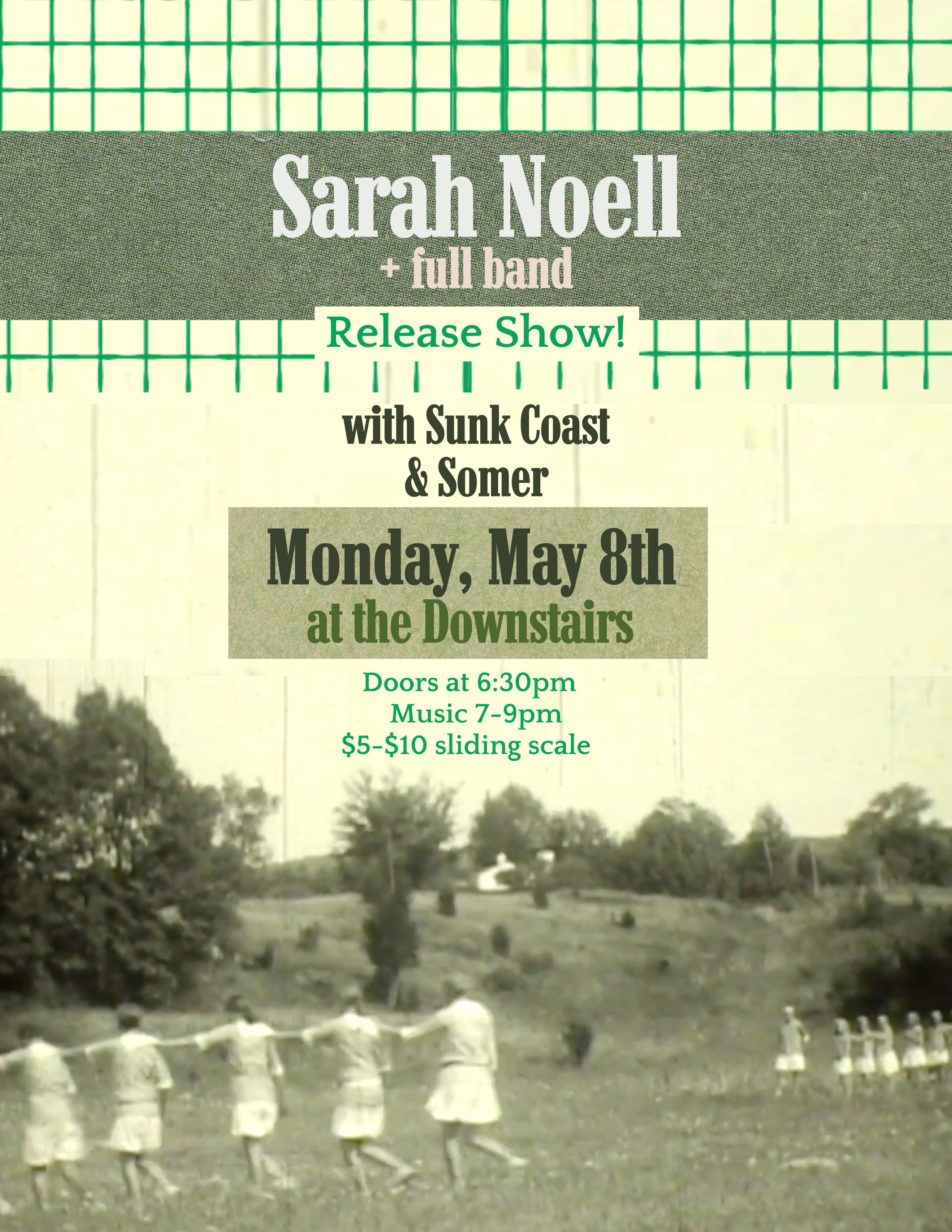 Sarah Noell Release Show with Sunk Coast & Somer 