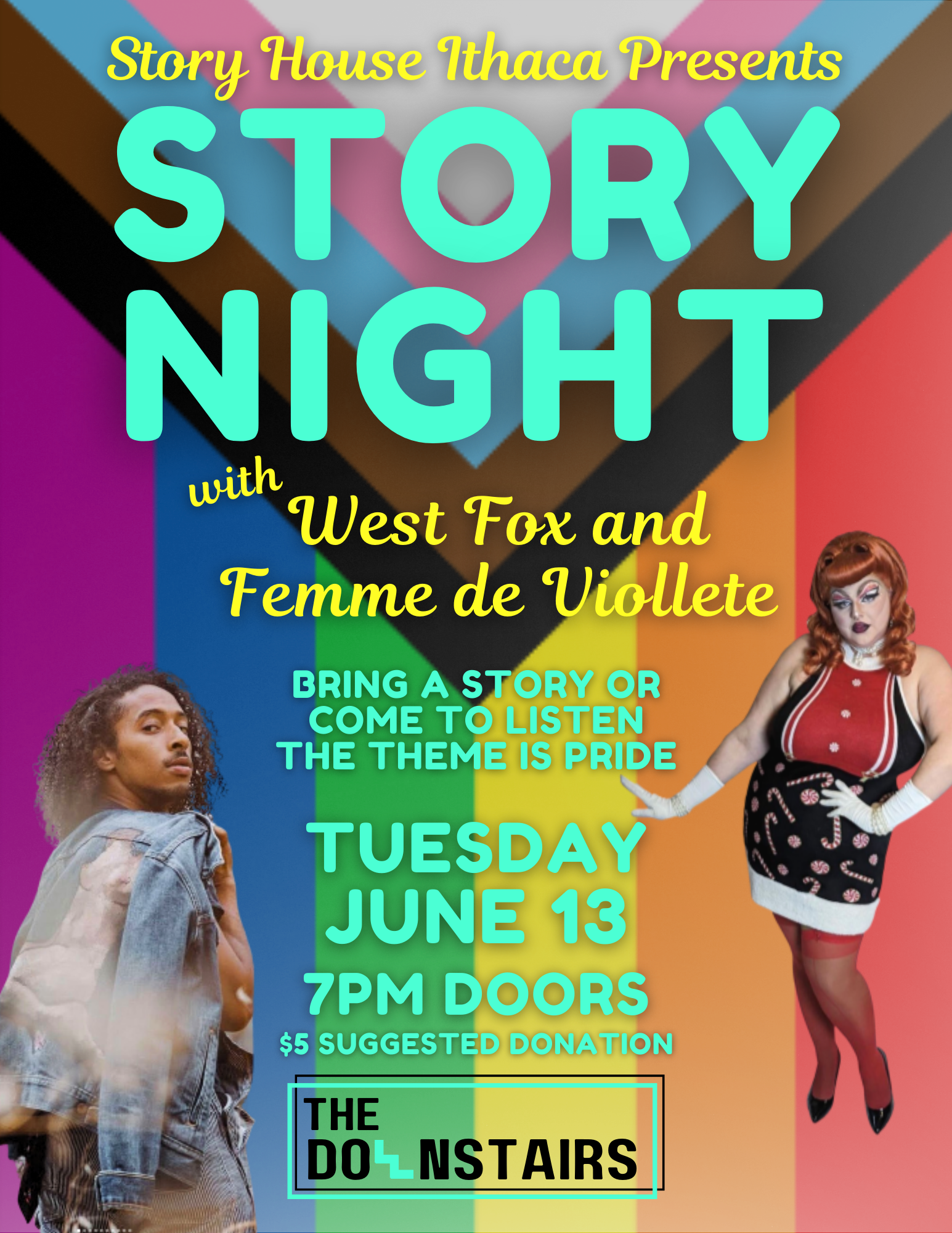 Story House Ithaca Presents Pride Story Night with West Fox and Femme de Violette