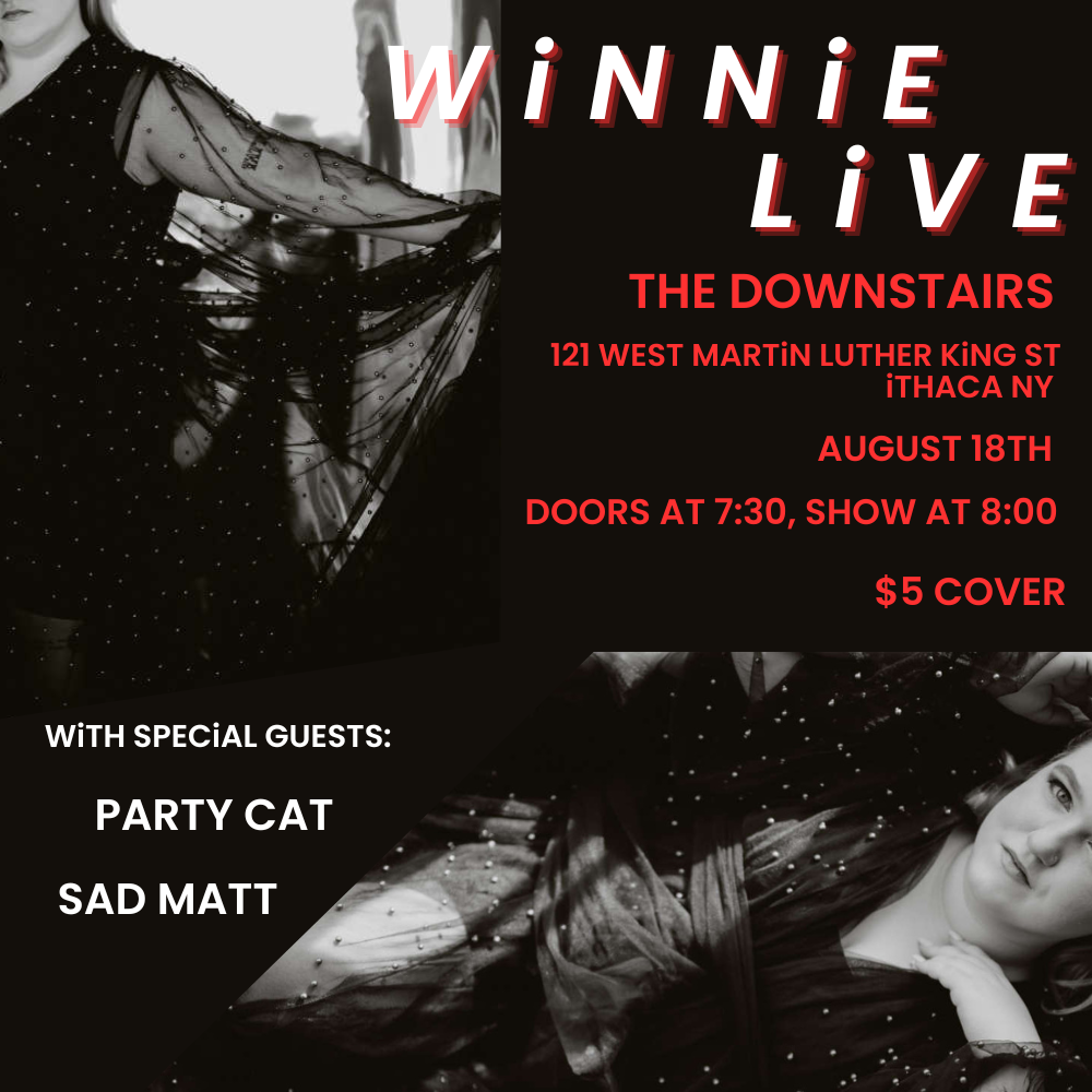 Winnie Live with Party Cat and Sad Matt