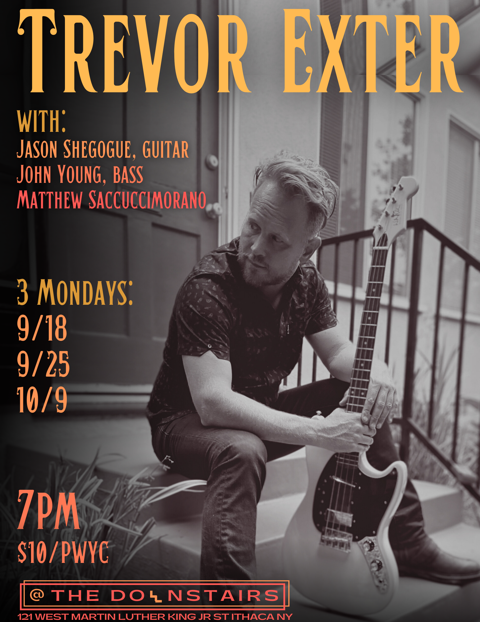 Trevor Exter w/ Jason Shegogue, John Young & Matthew Saccuccimorano