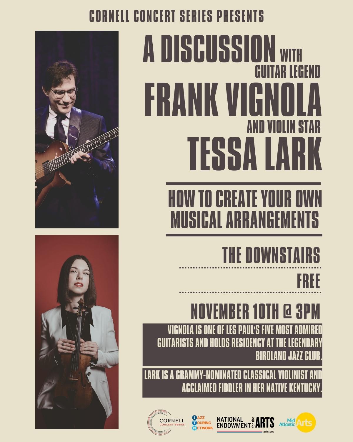 A Discussion with Frank Vignola & Tessa Lark