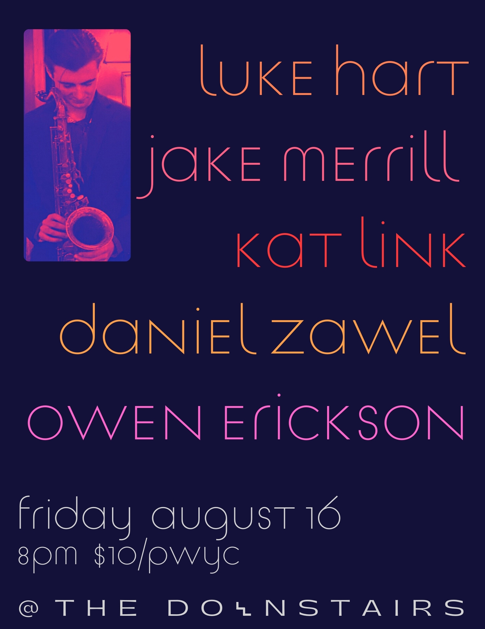 Luke Hart, Jake Merrill, Kat Link, Daniel Zawel & Owen Erickson