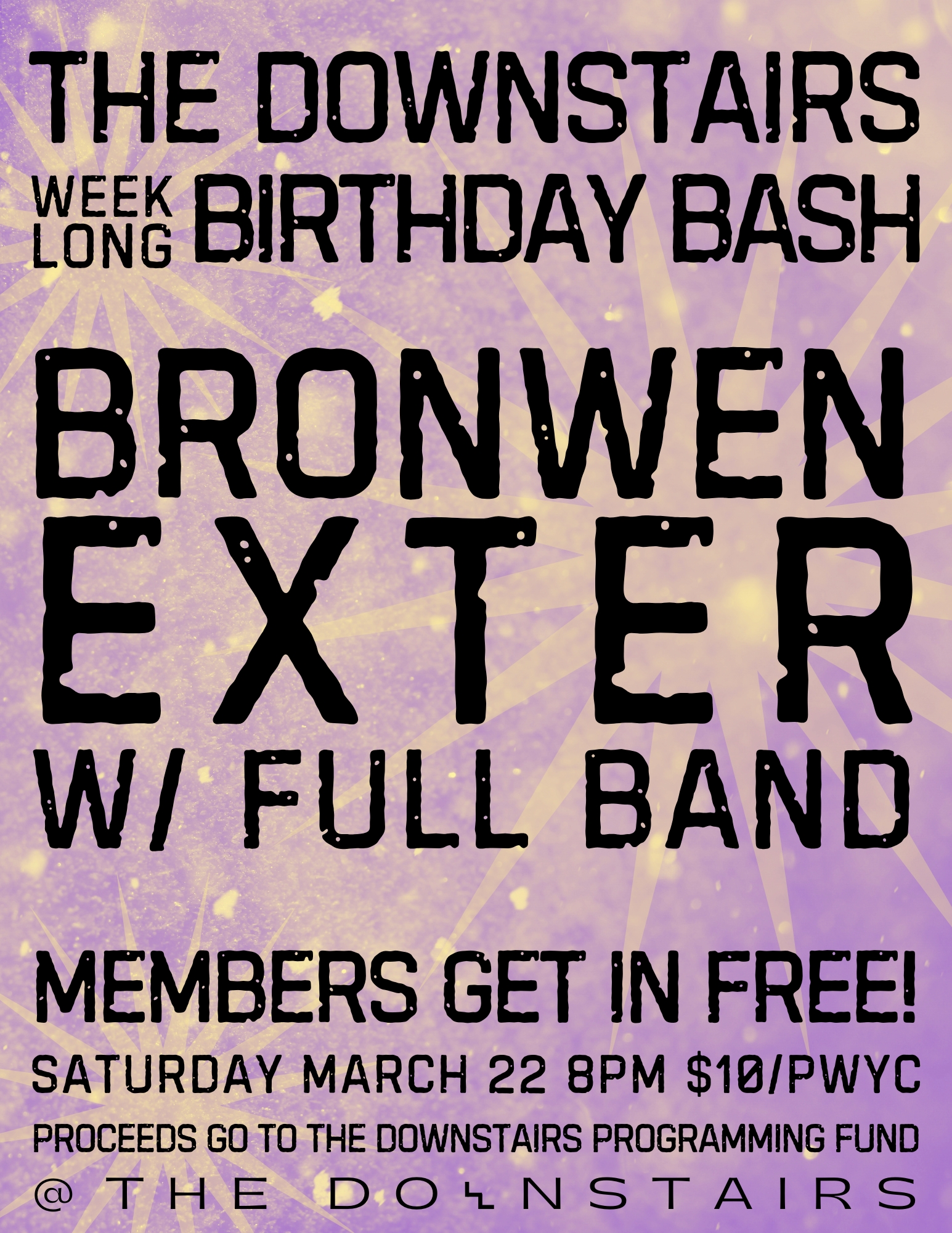 Bronwen Exter w/ Full Band @ The Downstairs