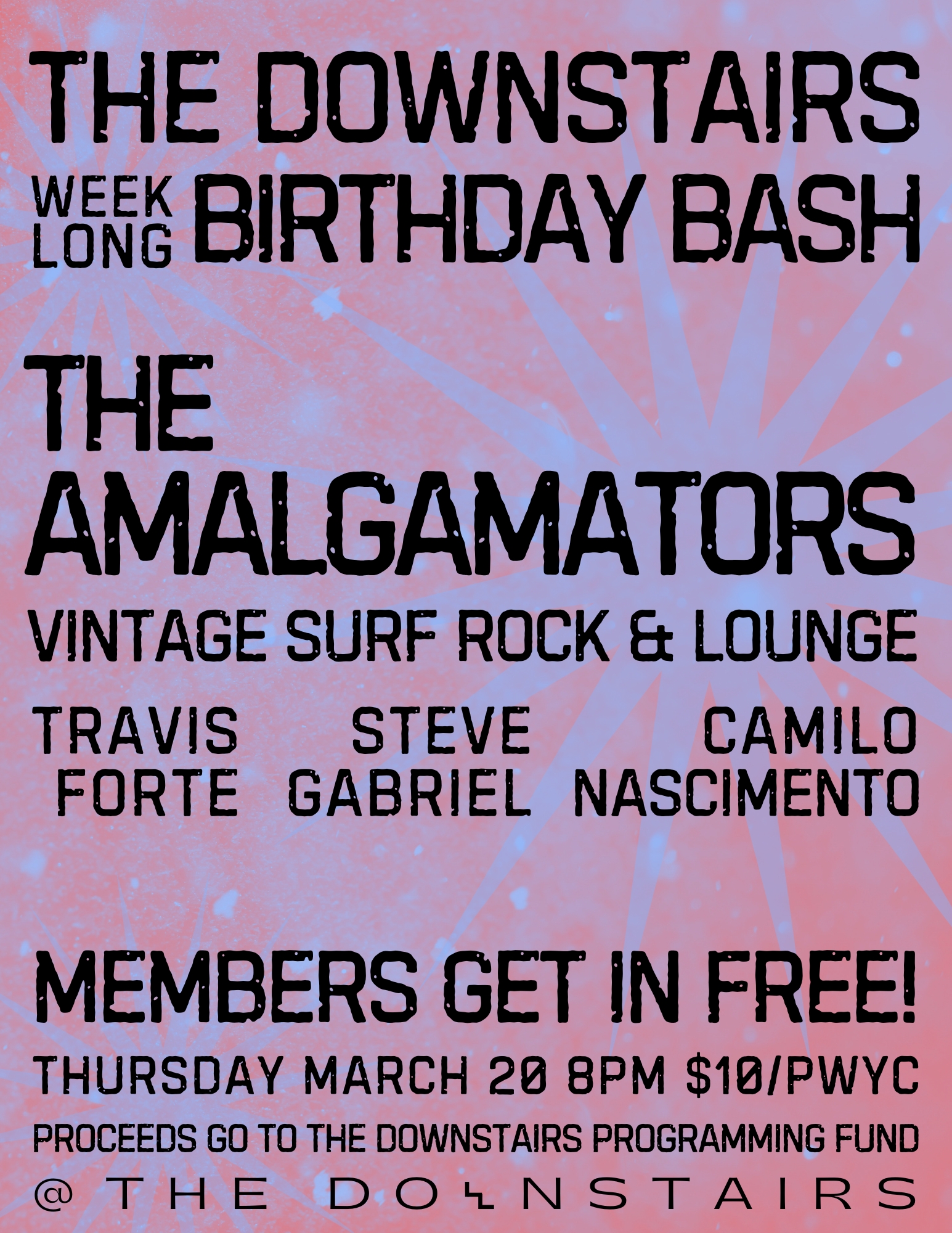 The Amalgamators @ The Downstairs Birthday Bash 