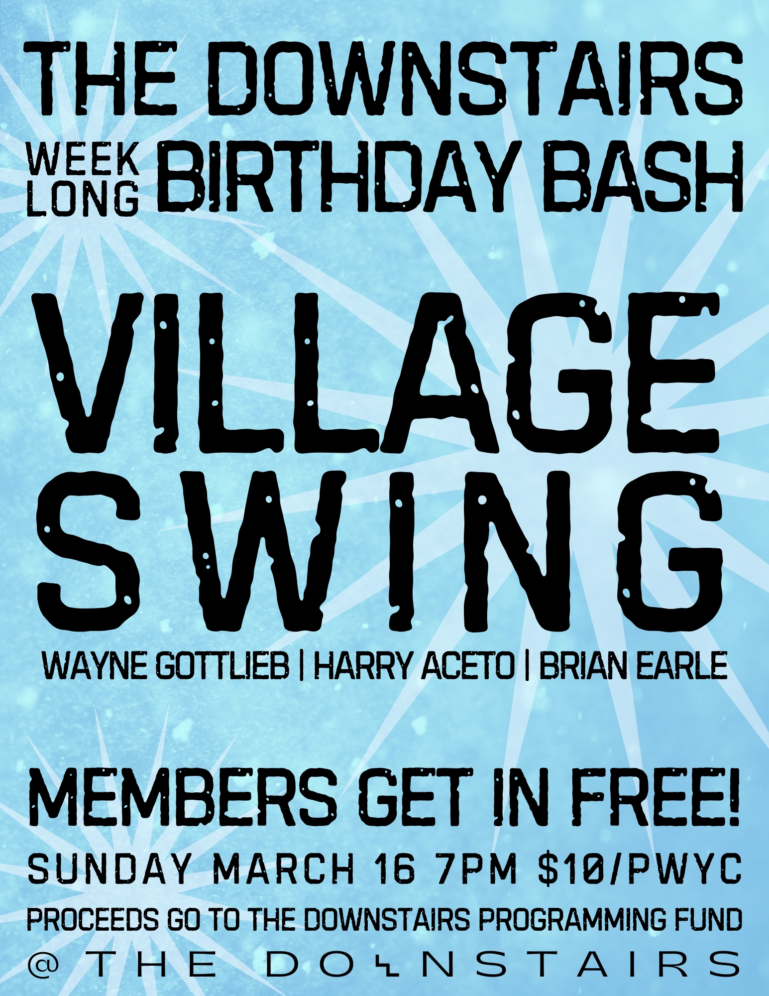 Village Swing @ The Downstairs Birthday Bash