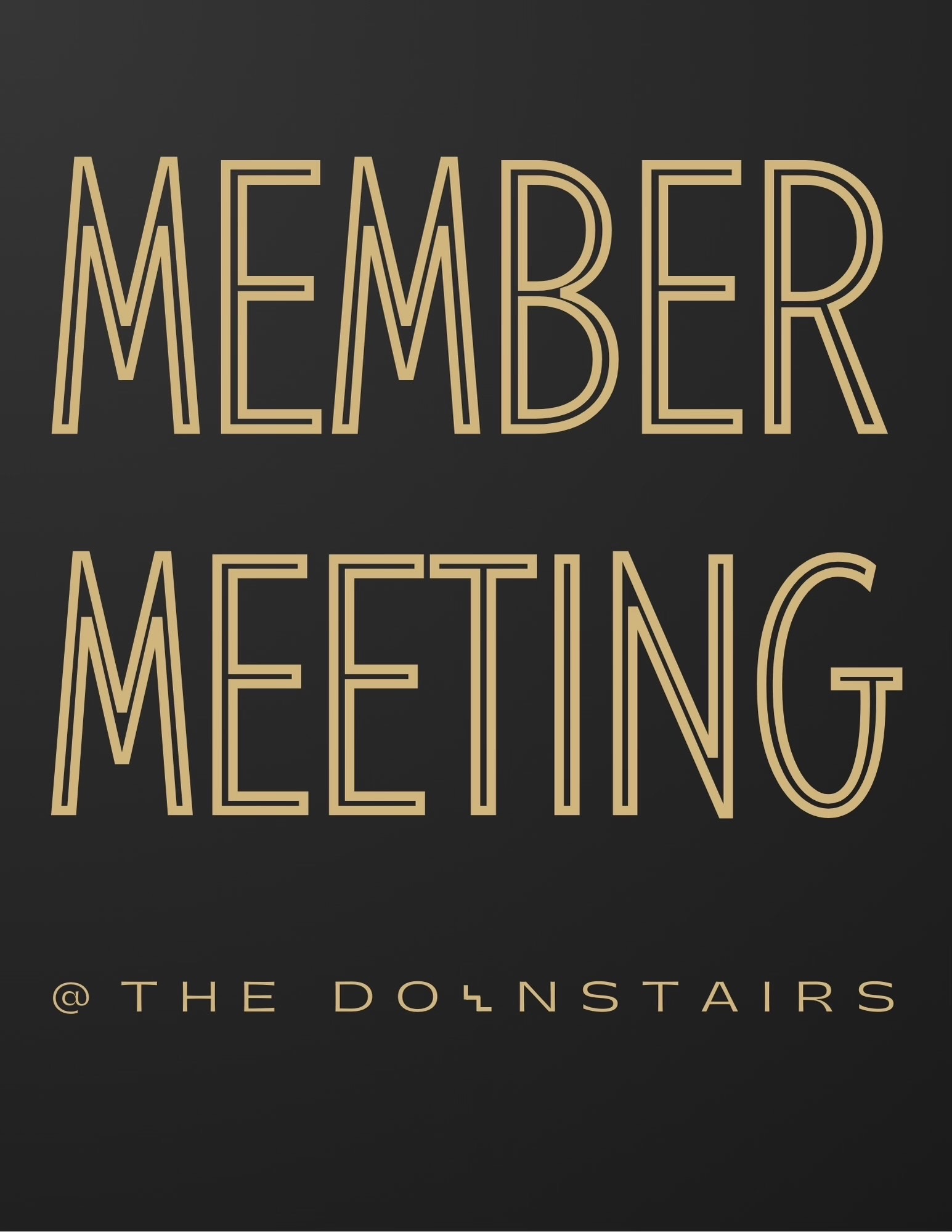 Member Meeting 