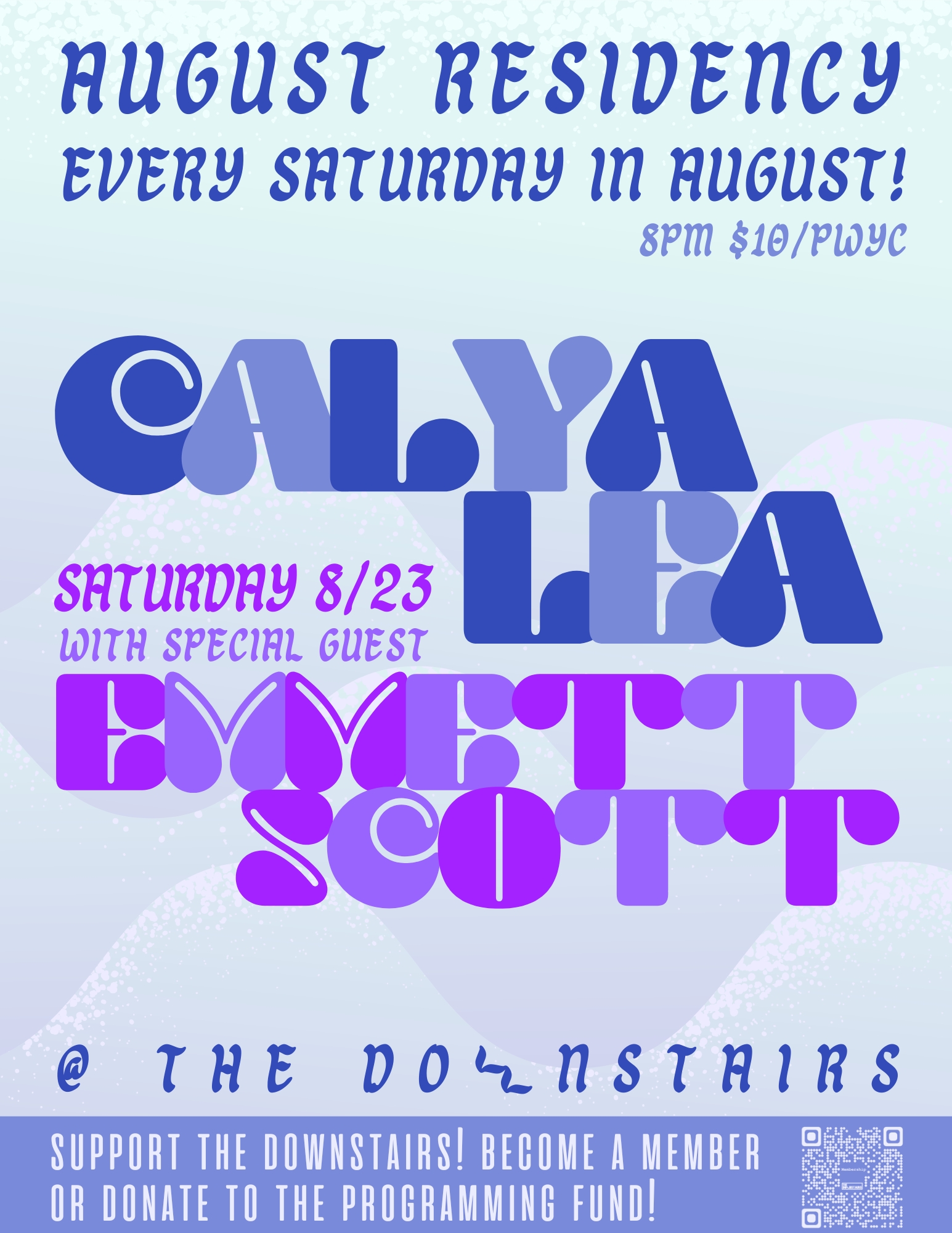 Calya Lea w.s.g. Emmett Scott - August Residency