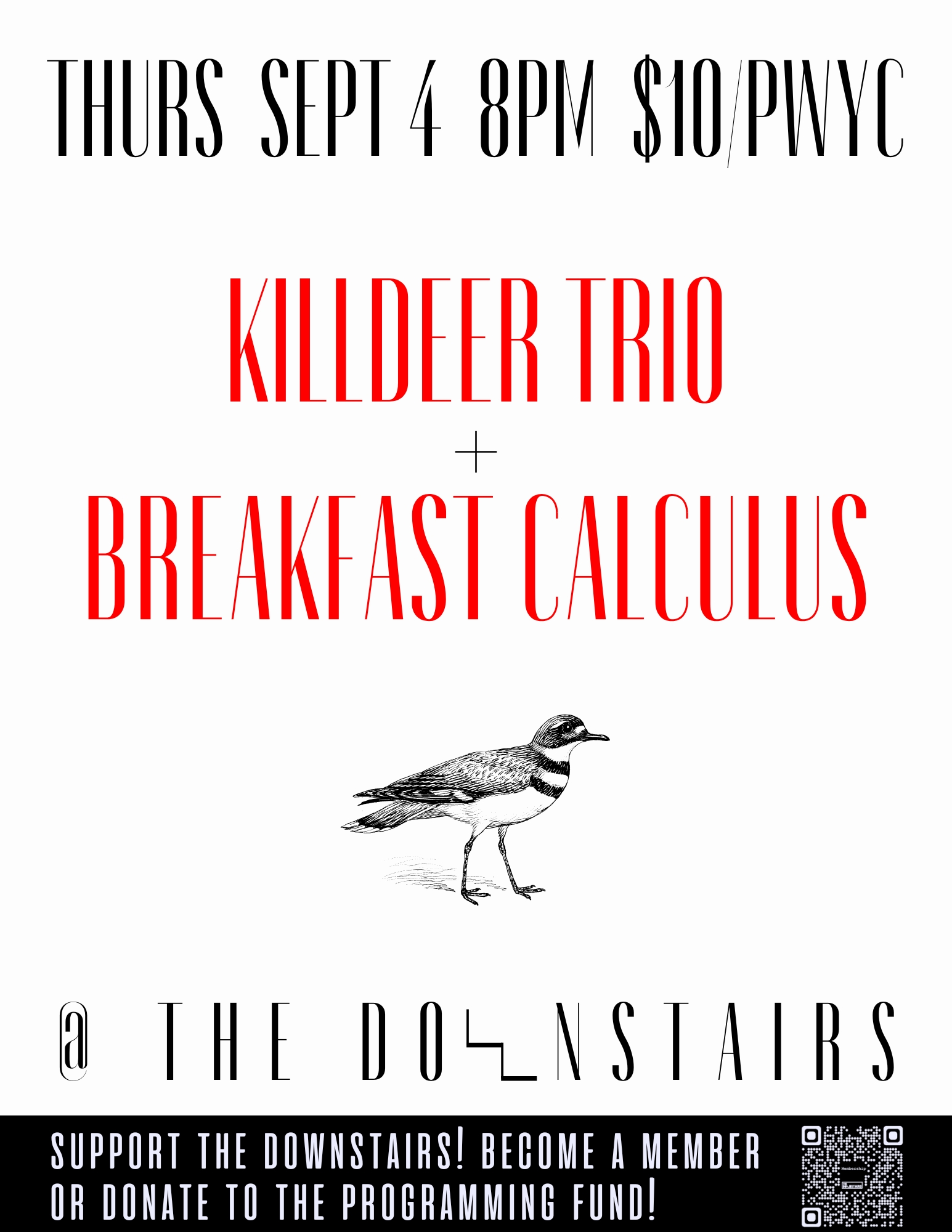 Killdeer Trio w/s/g Breakfast Calculus