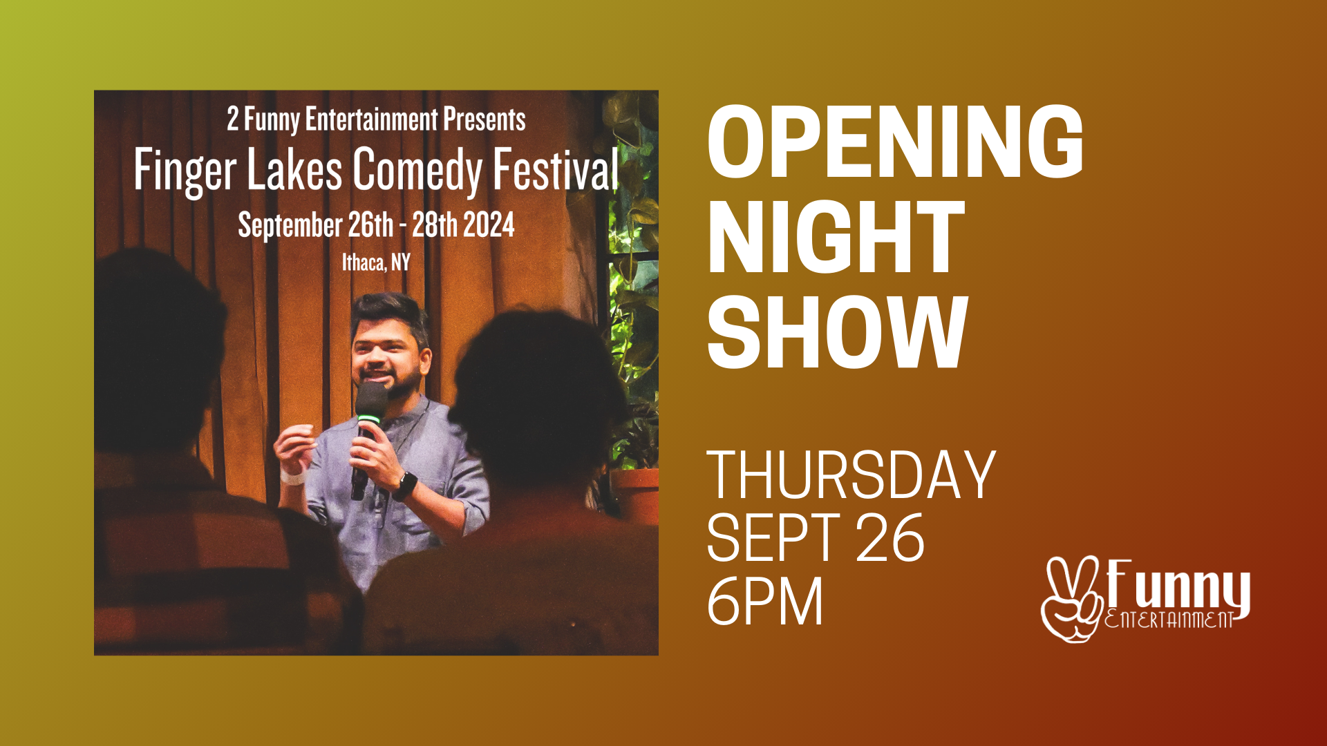 2024 Finger Lakes Comedy Festival: Opening Night Show