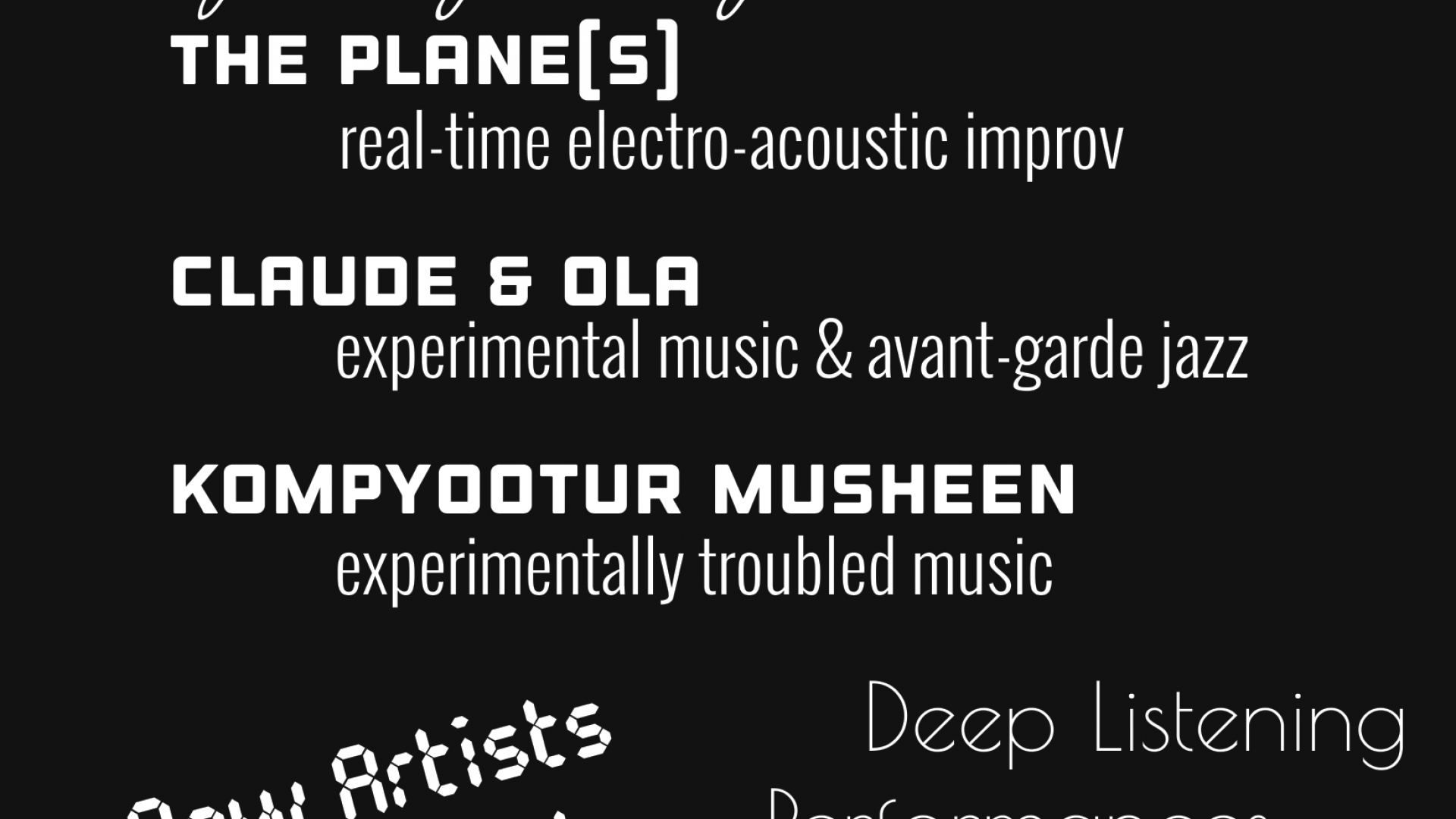 EZ Listening: Explorations of Underground Sounds