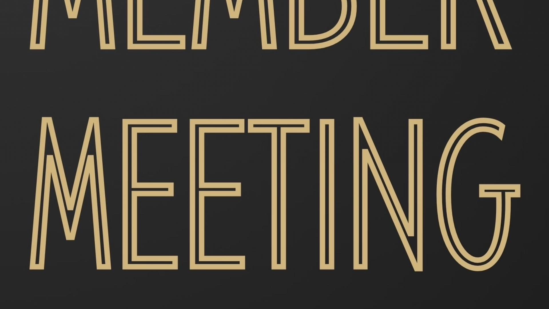 Member Meeting 